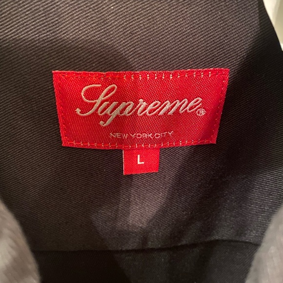 Supreme Doughboy S/S Work Shirt Black - Picture 15 of 15